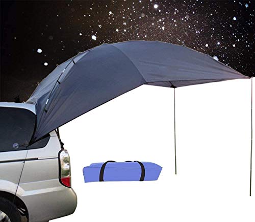 Inlovearts Tente Extérieure De Neige Et De Pluie De Voiture, Camping En Plein Air, Tente De Camping-car Familial, Tente à Hayon Côté Voiture, Tente De Voiture De Tente D’ombre 350 * 240 * 105cm
