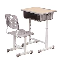 Crazyworld Student Desk and Chair Set, Height Adjustable Children