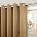 Sun Zero Barrow Energy Efficient Grommet Sliding Patio Door Curtain Panel, 100