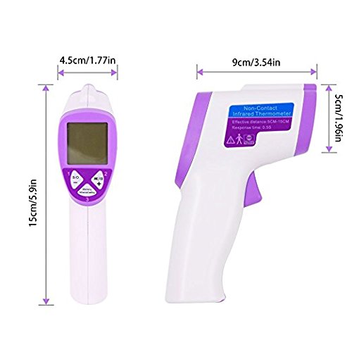 COSSCCI Infrared Digital Baby Thermometer, Non-Contact Electronic Forehead and Ear Thermometer for Baby, Infant, Toddler and Adults