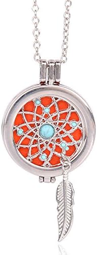 New Charms Gift Diffuser Portable Pad Locket Pendant DIY Necklace Fragrance Aromatherapy Essential Oil Diffuser Dream Catcher