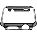 Apple Watch Case, for Series 1 ZOEKO 38mm/42mm Super Thin PC Plated Cover Case Slim Premium Super/Exact Fit/Plastic Cover Snap On Hard Protective Case for Apple iWatch 2015 (PC Case Black 42mm)