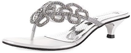 toe post sandals with kitten heels