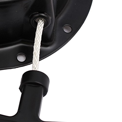 uxcell Recoil Pull Rewind Starter Assembly Generator Accessory Black EF2600