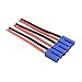 3pcs EC5 Style Male (ESC/Charger Side) Connector/Adapter with 10cm 12awg Wire(BDHI-26)