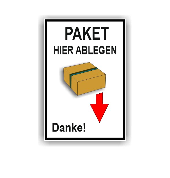 Package Here Sticker Parcel Box Sticker Labelling Symbol (RP31) (10 x 15 cm)