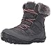 Columbia Girls' Youth Minx Shorty Omni-Heat Waterproof-K Snow Boot, Shark/Melonade, 5 M US Big Kid