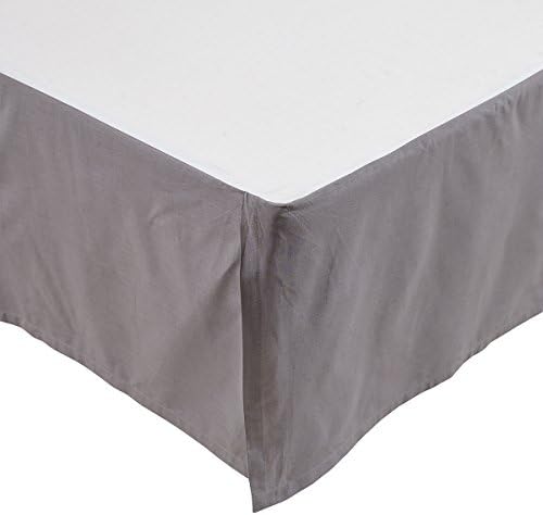 Rochelle Grey King Bed Skirt 78x80x16