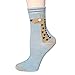 Chalier 5 Pairs Women's Cotton Socks Crew Socks for Women Girls Ladies Socks FS Giraffe, Free size