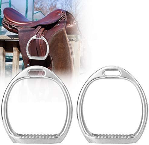 HEEPDD Children Stirrups for Saddle Safety Lightweight Aluminum Stirrups for Kids Durable Die-Cast Iron Horse Saddle Accessories for Young Riders - Image 5