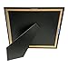 Creative Picture Frames 8.5x11-11x14mh.gold Mahogany Diploma Frame with Gold Rim and Black Matting To Hold 8.5 by 11-inch Graduation Certificate with Easel and installed Hangers