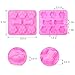 homEdge 2-in-1 Puppy Dog Paw and Bone Silicone Molds, Non-Stick Food Grade Silicone Molds for Chocolate, Candy, Jelly, Ice Cube, Dog Treats (Set of 4PCS Pink)