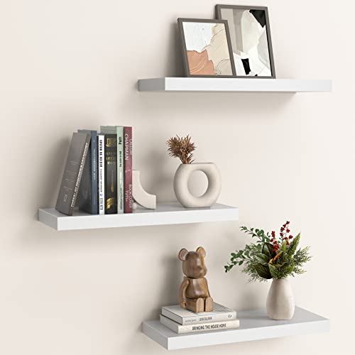 AMADA HOMEFURNISHING Floating Shelves, Wall Shelves for Bathroom/Living