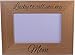 Lucky to Call You My Mom Natural Alder Wood Engraved Tabletop/Hanging 4x6 Photo Picture Frame