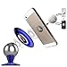 Fosman™ Universal Magnetic Car Mount Holder for iPhone Samsung Sat Nav Mini Tablets (42mm Tri Blue)