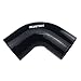 Ronteix Universal 4-Ply High Performance 1-1/4 Inch 90 Degree Elbow Coupler Silicone Hose (1.25''(32MM), BLACK)