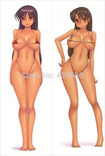 Pillow Cover Dakimakura case peach skin 59.06x19.7 inch Hentai Azumanga Daioh Home Decor Bedding Ac5