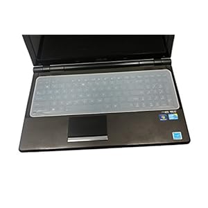 GIZGA Essentials Universal Silicone Keyboard Protector Skin for 15.6-Inches Laptop (5 X 6 X 3 Inches)