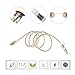 USB Cable 2 in 1 Lightning Cable 3.3FT/1M Nylon Braided Sync iphone charger for iPhone, iPad /iPod, Samsung, Nexus, Nokia, Sony and more