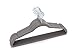 Jeronic Velvet Hanger, Gray, 50 Count