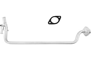 BOXI Coolant Water Bypass Pipe w/Gasket Fit for Toyota Tacoma 2005 2006 2007 2008 2009 2010 2011 2012 2013 2014 2015 2016 2017 2.7L l4 | Replaces OE# 16268-75110 16268-75111 16268-75130 16268-75131