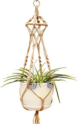 Amazon Com Smaz Life Woven Rope Plant Hanger Holder Outdoor