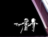 Daft Punk / Pulp Fiction Mashup - High Quality Precision-Cut Vinyl Decal (3.5