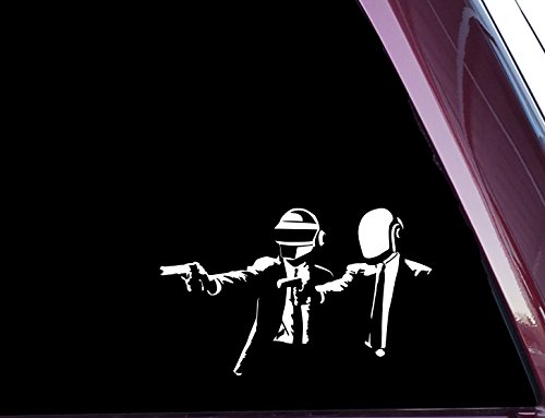 Daft Punk / Pulp Fiction Mashup - High Quality Precision-Cut Vinyl Decal (3.5