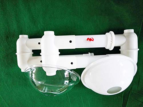 Lab Supply Snorkel, Laboratory Exhaust Vent, Extractor Fume Hood Pre-owned, Fume Extractor Arms (3.5'' 90φ, Transparent)