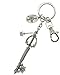 Disney Kingdom Hearts Oblivion Blade Pewter Key Ring,Multi-colored