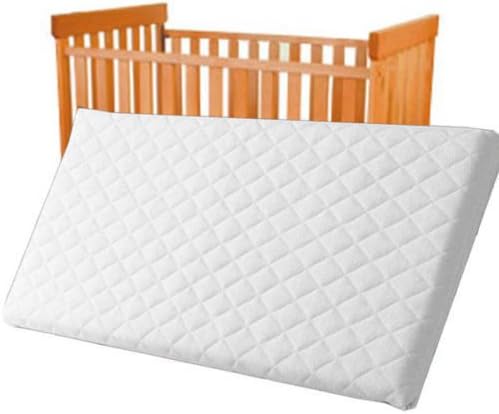 Extra Thick Travel Cot Mattress 7cm Thick So More Comfy : Reversible : British Made with High Grade Density Foam CMHR28 (120 x 60cm)