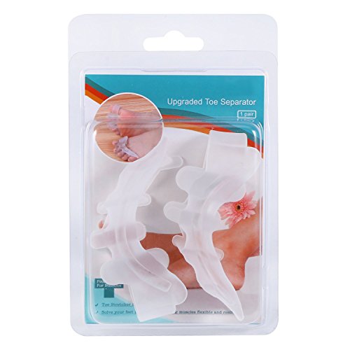 image for Doact Gel Toe Stretchers Spacer Hammer Toe Straightener Toe Separator 