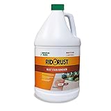 Rid O' Rust Liquid Rust Stain Remover and Calcium Cleaner Concentrate. Remove Rust Stains from Decks, Fences, Boats, Concrete, and More. (4 Gallons)