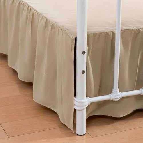 xuan Twin Ruffled Bed Skirt with Split Corners