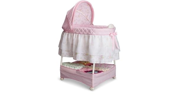 disney princess gliding bassinet pink