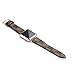 for Apple Watch Band PU Leather Iwatch Strap Replacement Plaid Grain Band iwatch Accessories with Stainless Metal Classic Buckle for Apple Watch Series 3 Series 2 1 (Brown 42mm)