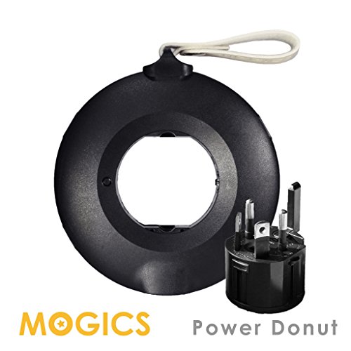 MOGICS Donut-Travel Power Strip- Black