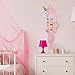 Beinou Unicorn Hair Clips Holder Hot Pink Yarn Tassels Hair Bows Storage Shy Unicorn Face Headband Organizer Unicorn Theme Party Decorations
