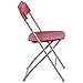 Flash Furniture Hercules Series Plastic Folding Chair - Red - 650LB Weight Capacity Comfortable Event Chair - Lightweight Folding Chair