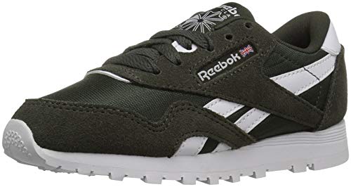 Reebok Unisex Classic Nylon Sneaker, Dark Cypress/White, 3.5 M US Big Kid Reebok Unisex Classic Nylon Sneaker, Dark Cypress/White, 3.5 M US Big Kid