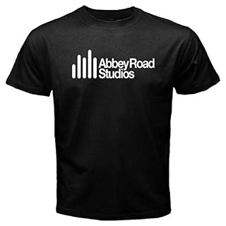 Men Fashion Cotton T Shirts Abbey Road Studios Music Logo The Beatles Man Casual Short Sleeve Tops Black - Les Beatles, Paul McCartney, John Lennon, RIngo Starr, George Harrison