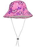 Tuga Girls Bucket Hat (UPF 50+), Blossom Pink, Large