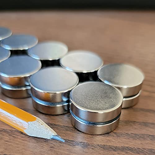 20 PCS High Strength Neodymium with Double Sided Adhesive, for
