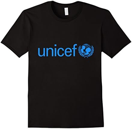 Men's United Nations Children's Fund UNICEF T-Shirt Large Black