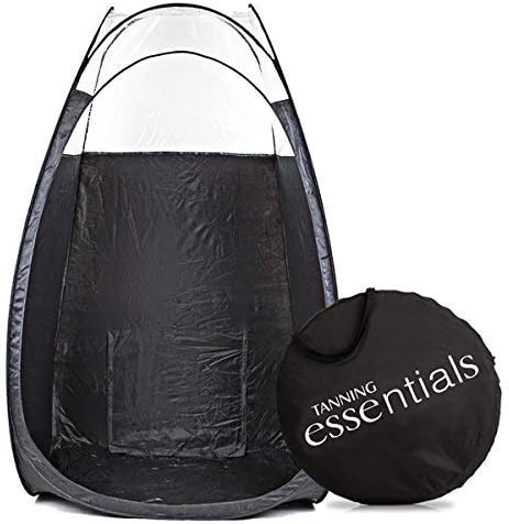Black Pop Up Tanning Tent- Tanning Cubicle By Tanning Essentials