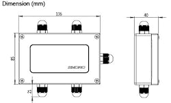 CGOLDENWALL Load Cell Sensor summing Junction Box