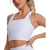 KOKITA Women's Sports Bra Fitness Short Tank Top Criss-Cross Back Padded Strappy Sports Bras Yoga Workout Bra