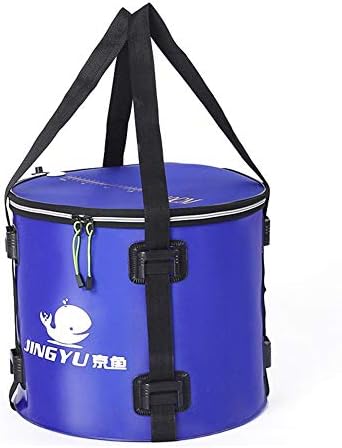 Forestwood EVA Fish Bucket Foldable Portable Fishing Bucket Bucket Water Tank Round Fishing Bag