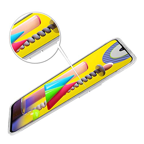 Casotec Soft TPU Back Case Cover for Samsung Galaxy M31 - Clear