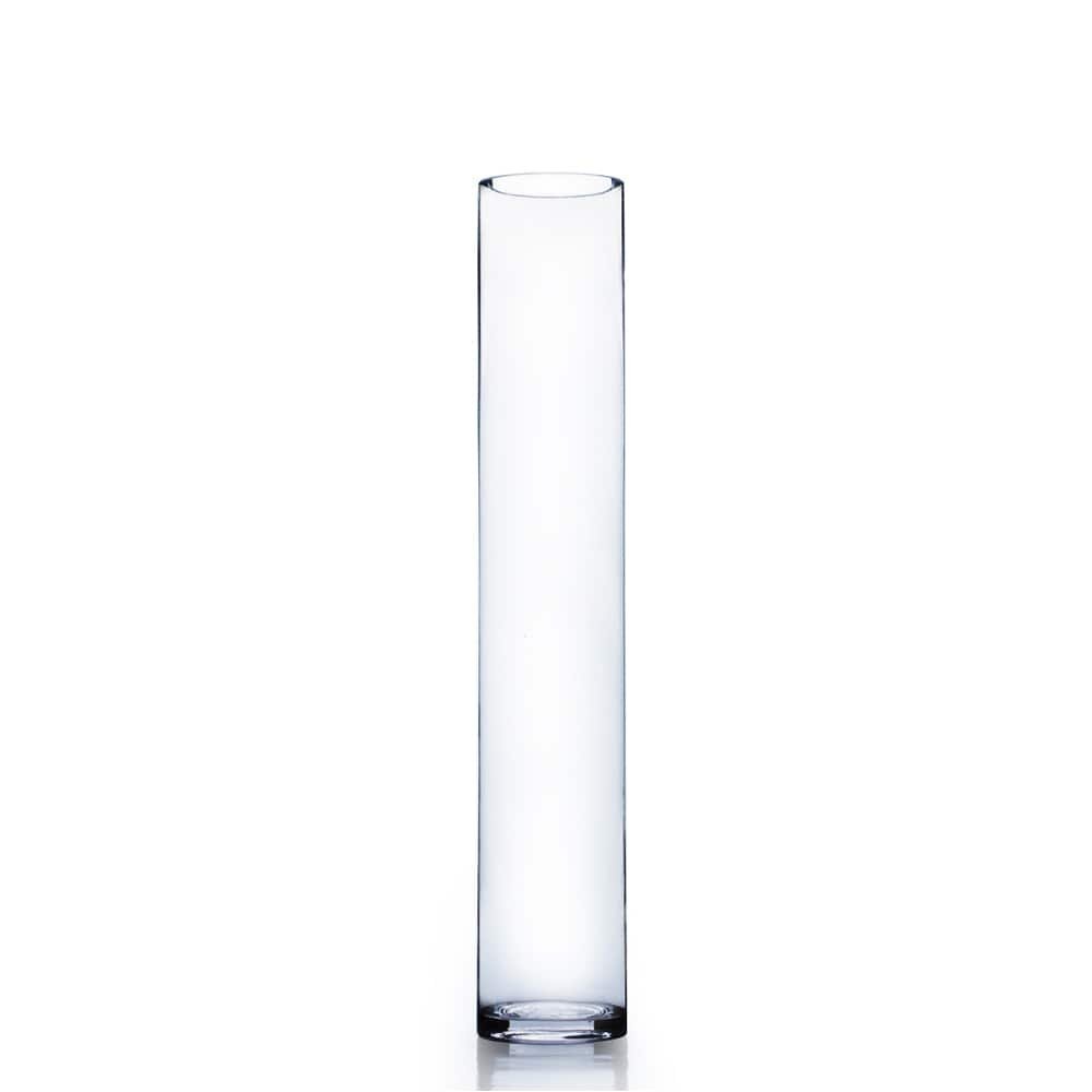 Buy Fourwalls Cylindrical Glass Vase 4 5 Cm X 4 5 Cm X 29 5 Cm
